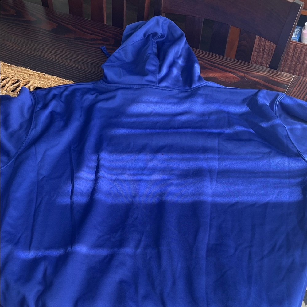 Fanatics Blue and Orange New York Zip-Up Sweater - Picture 4 of 4